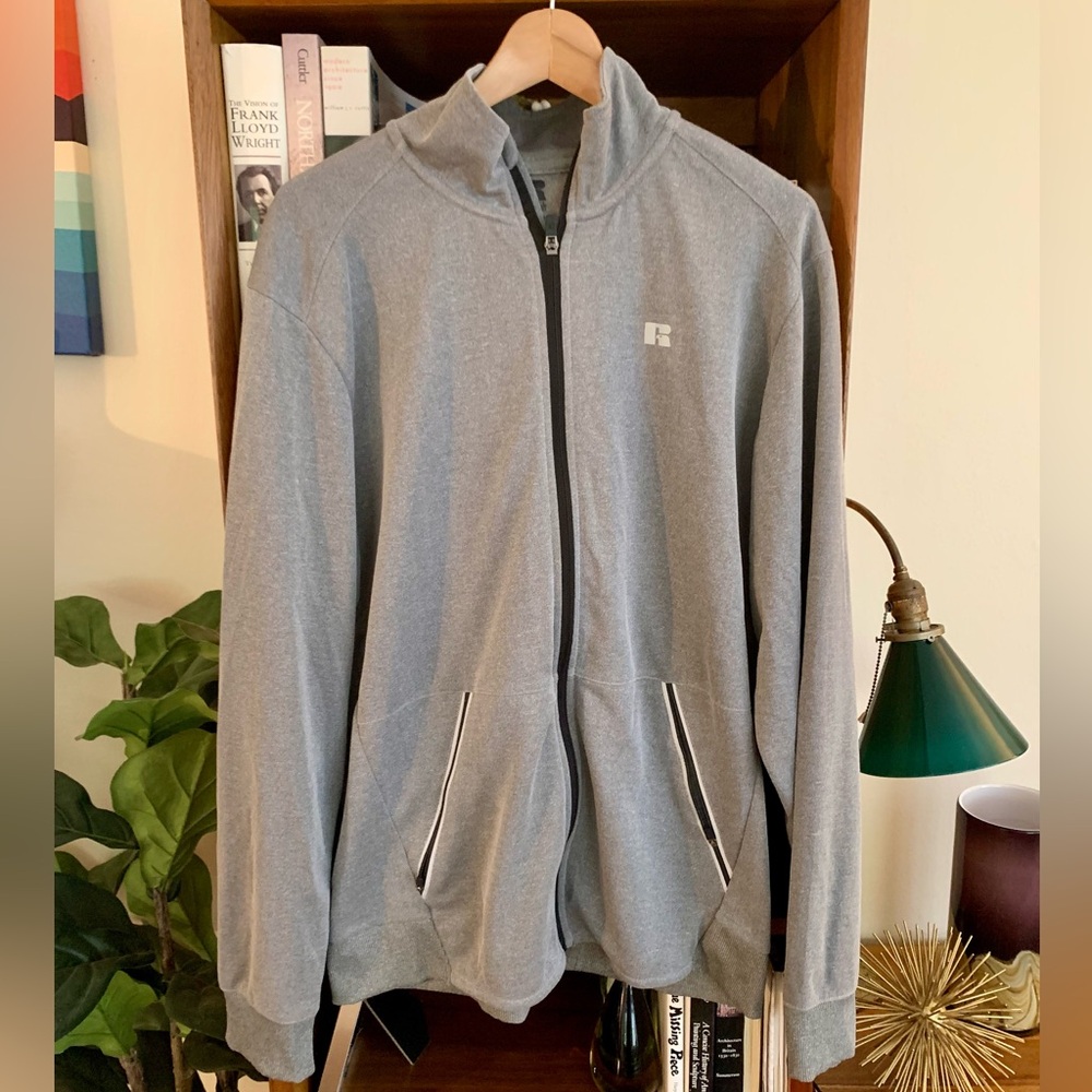 Russell Athletic Zip-Up Track Jacket Size L